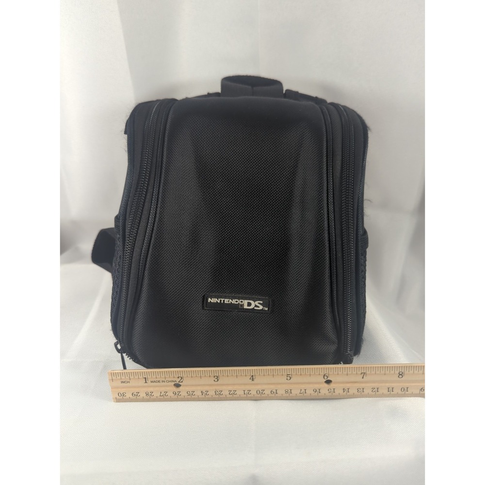 Nintendo DS Mini Backpack Bag Black Game Carry Case